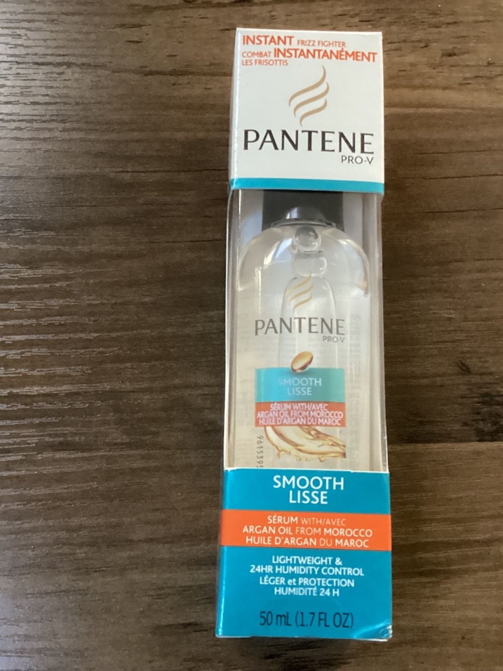 Pantene Pro-V Smooth Lisse Argan Oil Serum 50ml Instant frizz fighter New